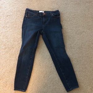 Loft 10 petite dark wash jeggings